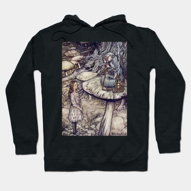 Alice In Wonderland - Arthur Rackham - 3 Hoodie by Illustration Station